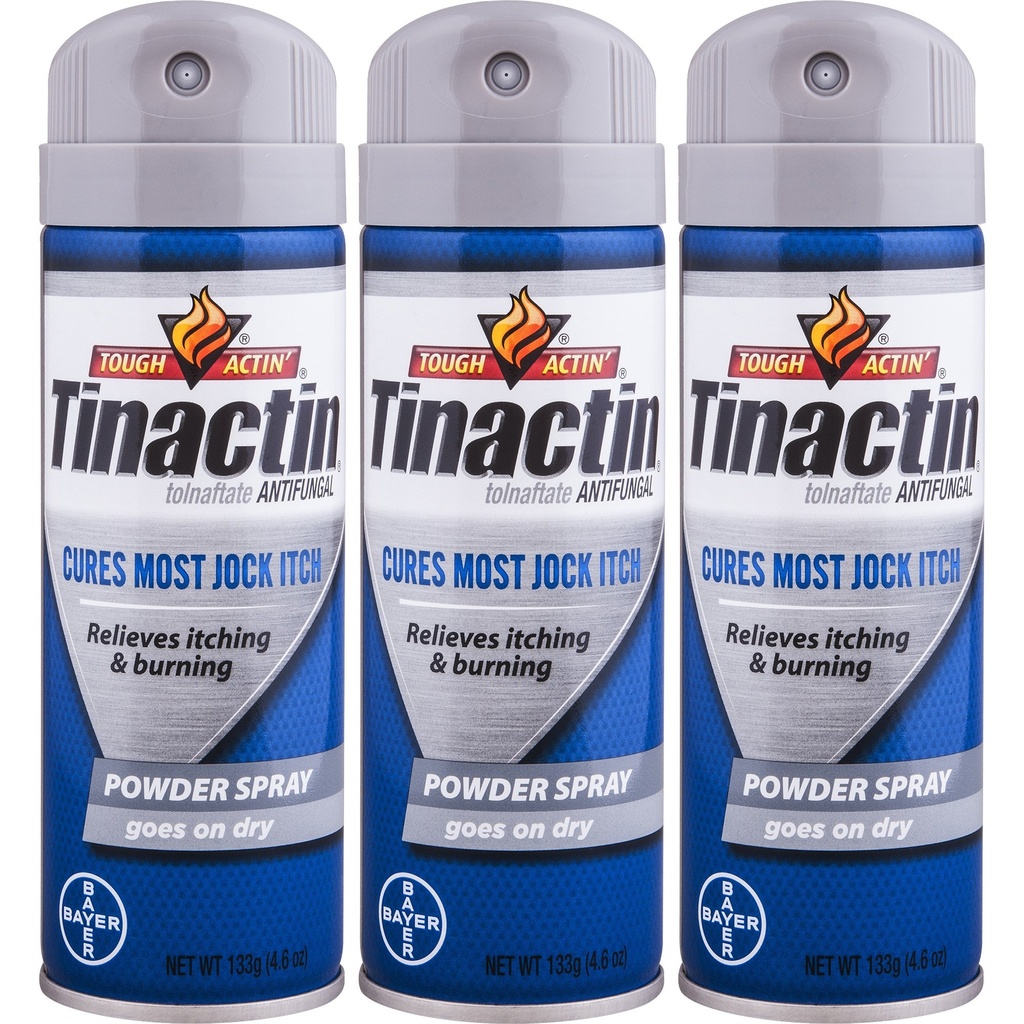 Tinactin Jock Mâncărime Spray pulbere, 4,6 oz. (Pachet de 3)