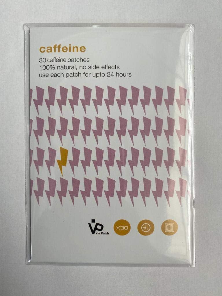 VIE Caffeine Patches, 30 Patches, 30 zile de aprovizionare