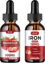 Supliment lichid de fier pentru femei Magneziu Glicinat picături lichide