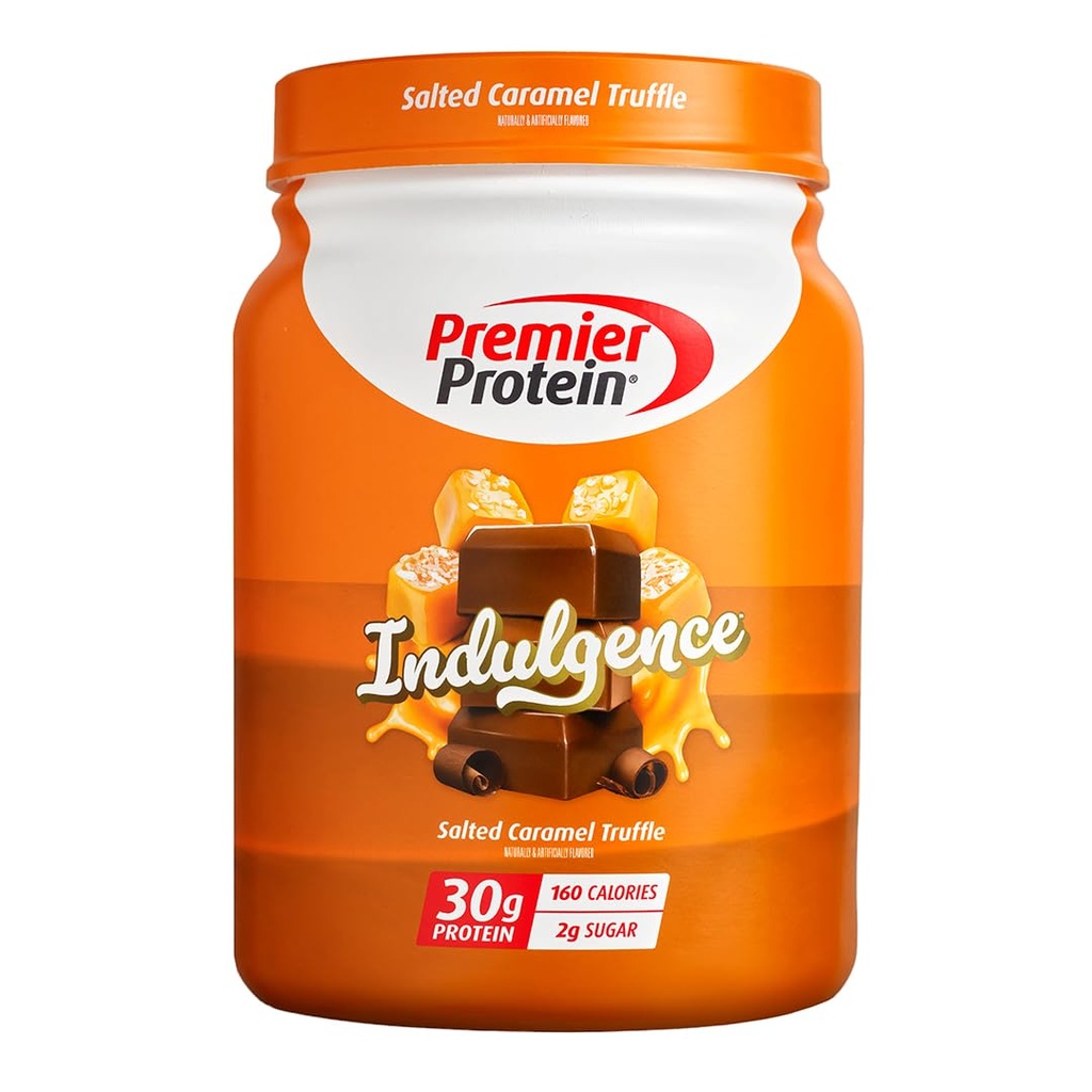 Premier Proteine Indulgență Pulbere de proteine, Sare de Caramel Truffle, 30g Proteine, 3g Zahăr, Gluten gratuit (17 Serviri)