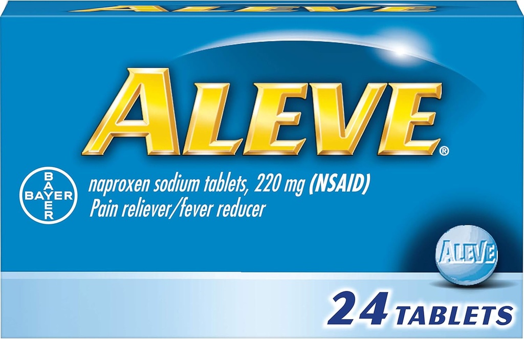 Aleve Caplets, 24-Count (Pachet din 2)