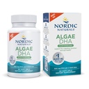 Nordic Naturals Algae DHA - 90 Soft Gels - 500 mg Omega-3 DHA - Certified Vegan Algae Oil - Plant-Based DHA - Brain, Eye & Nnervy System Support - Non-GMO - 45 Servings