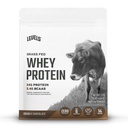 Nivele Grass Pudră de proteine Fed Whey, Nu Artificiale, 24G de proteine, Ciocolată dublă, 1LB