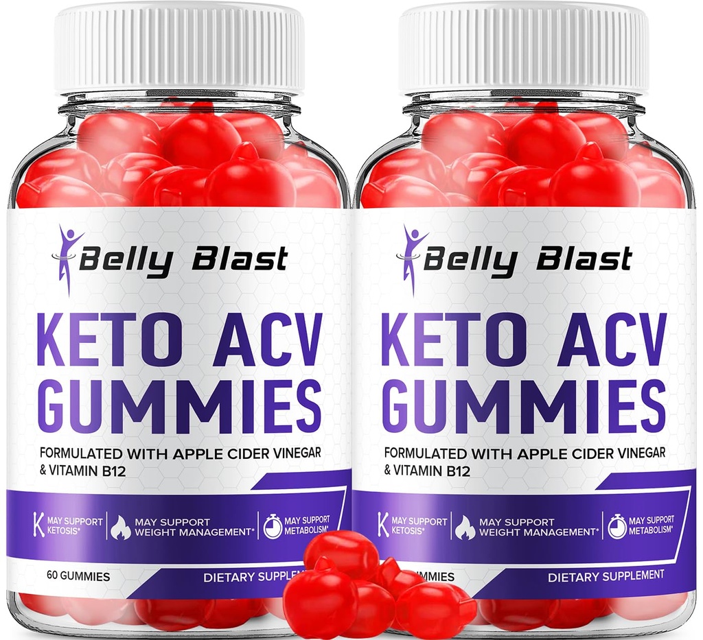 (2 ambalaj) Belly Blast Keto ACV Gummies - avansat Formula Belly Blast Keto Plus ACV Gummies Apple Cidru Oțet, Greutate Management, BellyBlast ACV Dietary Supliment Recenzii Bărbați Femei (120 Gummies)