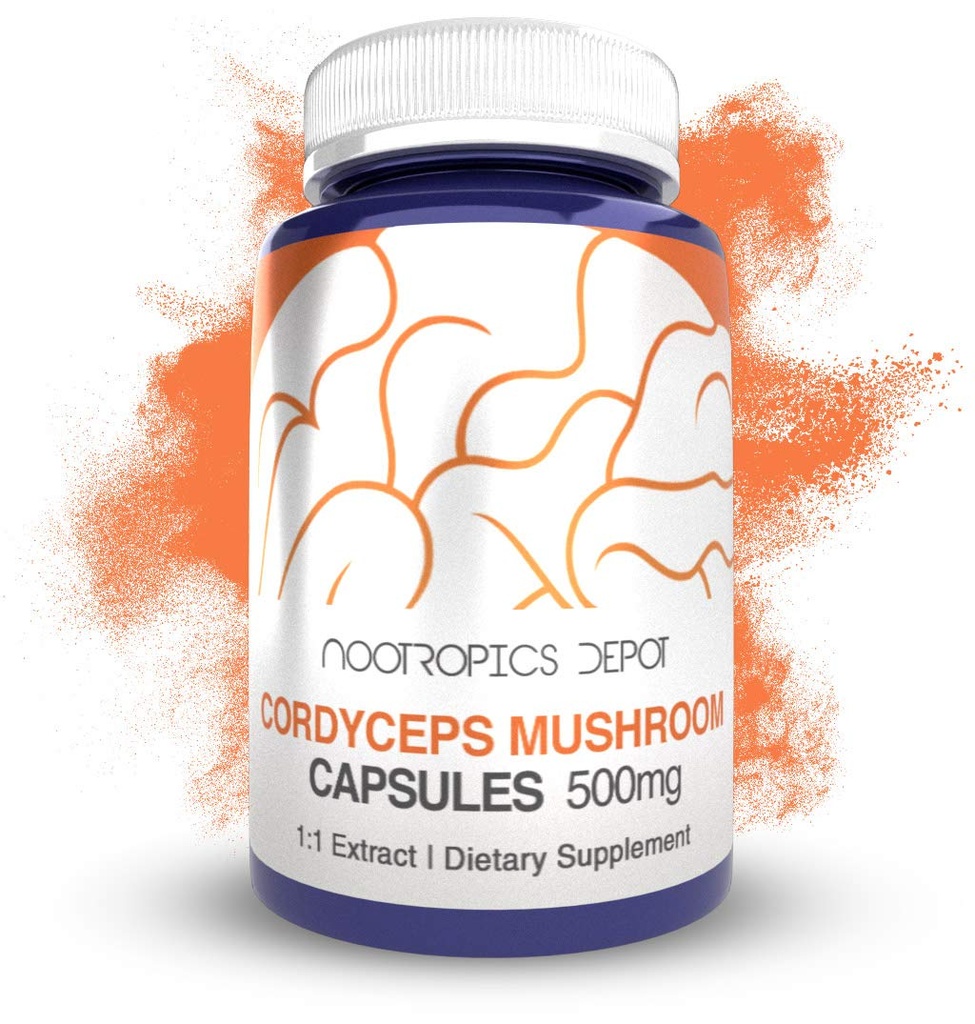 Nootrops Depot Cordyceps Capsule ciuperci 
