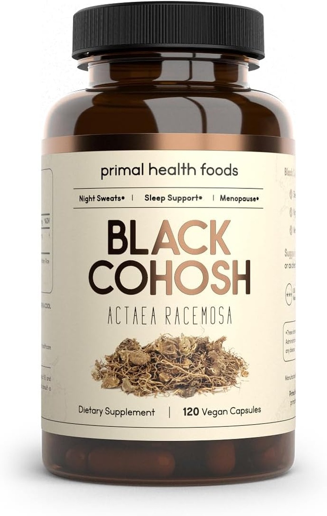Negru organic Cohosh 1000 mg 60 Servings 