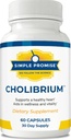 Promisiune simplă - Cholibrium - supliment de ciuperci cu coamă Lions - suport pentru inimă și colesterol, 60 capsule