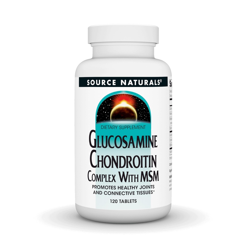 Naturals Sursa Glucosamine Chondroitin Complex cu Msm - 120 comprimate