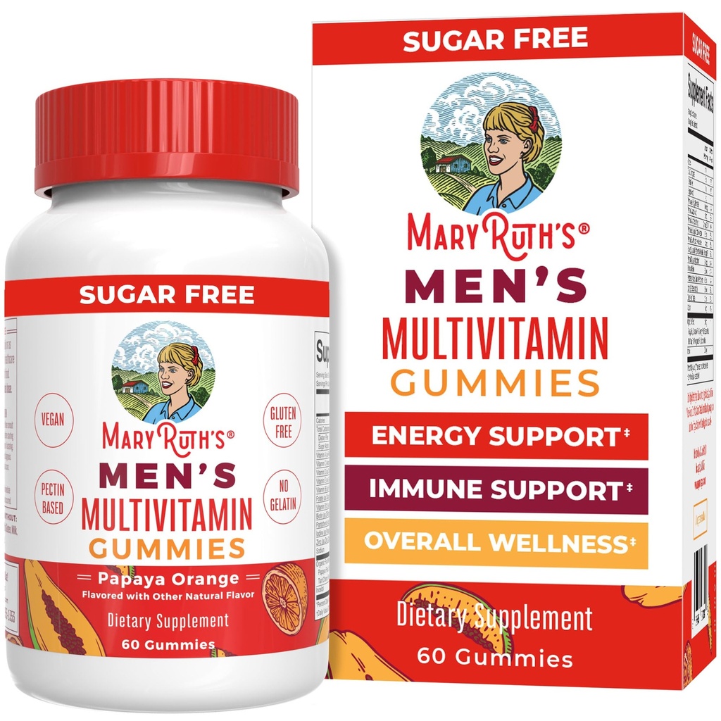 MaryRuth Organics Men's Multivitamine Gummies 