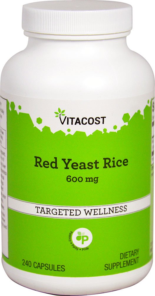 Vitacost Red Yeast Rice - 600 mg - 240 capsule