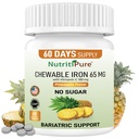 Carbonil 65 mg de fier masticabil cu vitamina C 180 mg (pentru femei/bărbați) - comprimat în aromă de Ananas 60 Număr (1)