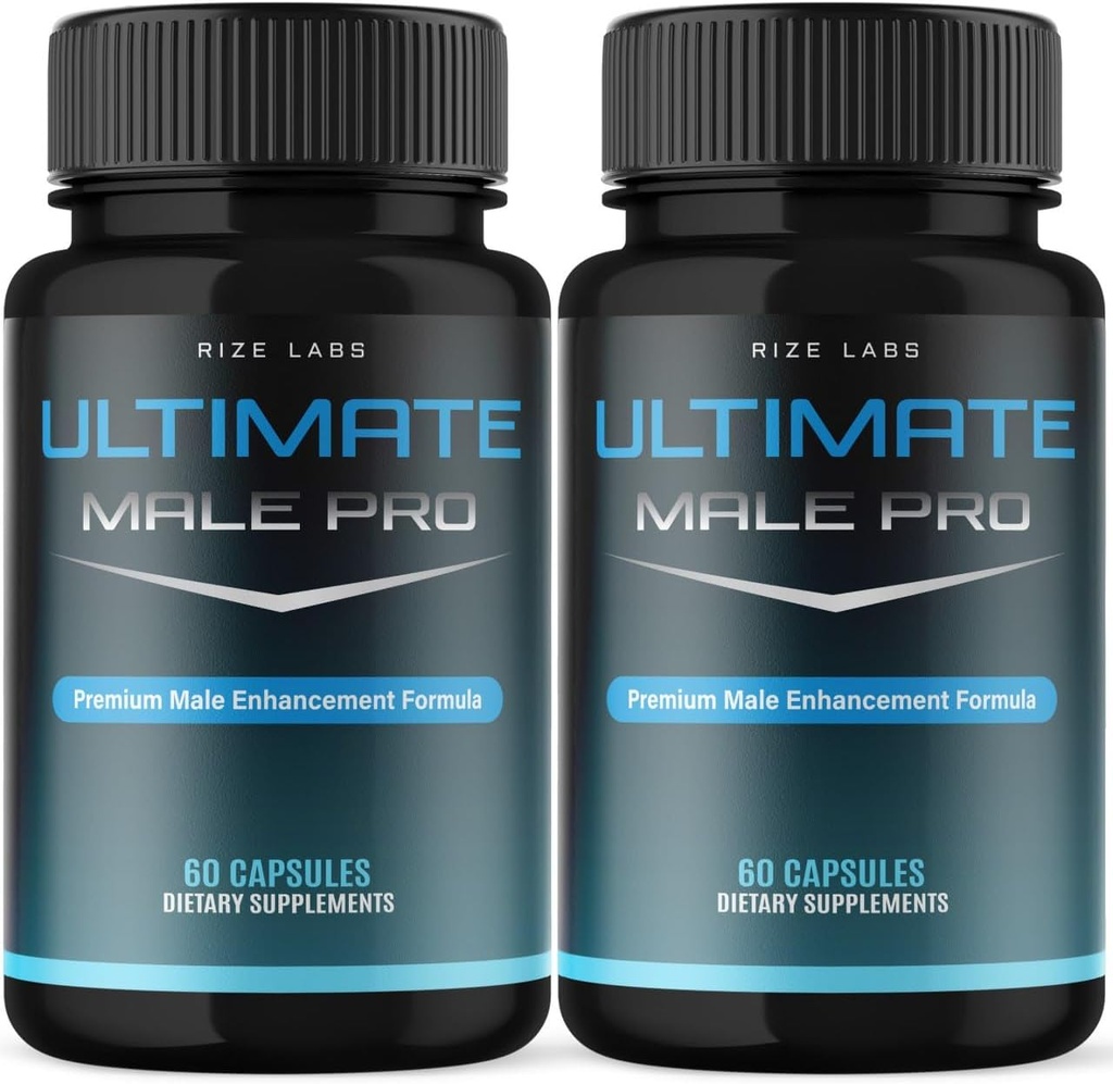 (2 ambalaj) Ultimate masculin Pro capsule pentru bărbați, Ultimate masculin Extreme Supliment, All-Natural de sprijin pentru un stil de viață activ sănătos, UltimateMalePro Recenzii (120 capsule)