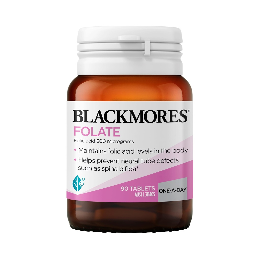Blackmores Folate 500mcg 90 comprimate Acid folic