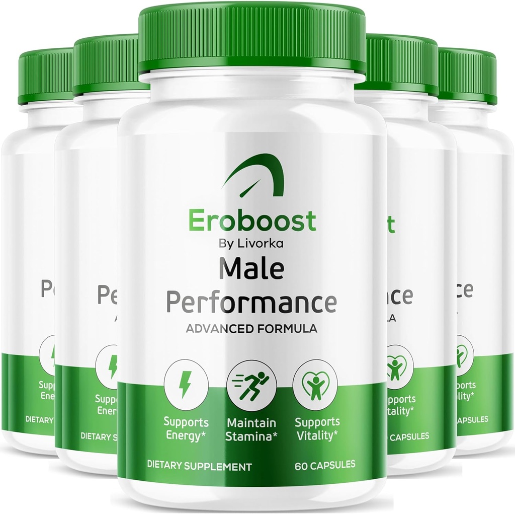 (5 ambalaj) Suplimentul Eroboost pentru bărbaţi - Pastilele Ero Boost, Capsulele EroBoost, Formula EroBoost Advanced, Suplimentul EroBoost, Ero Boost, 300 capsule pentru 5 luni