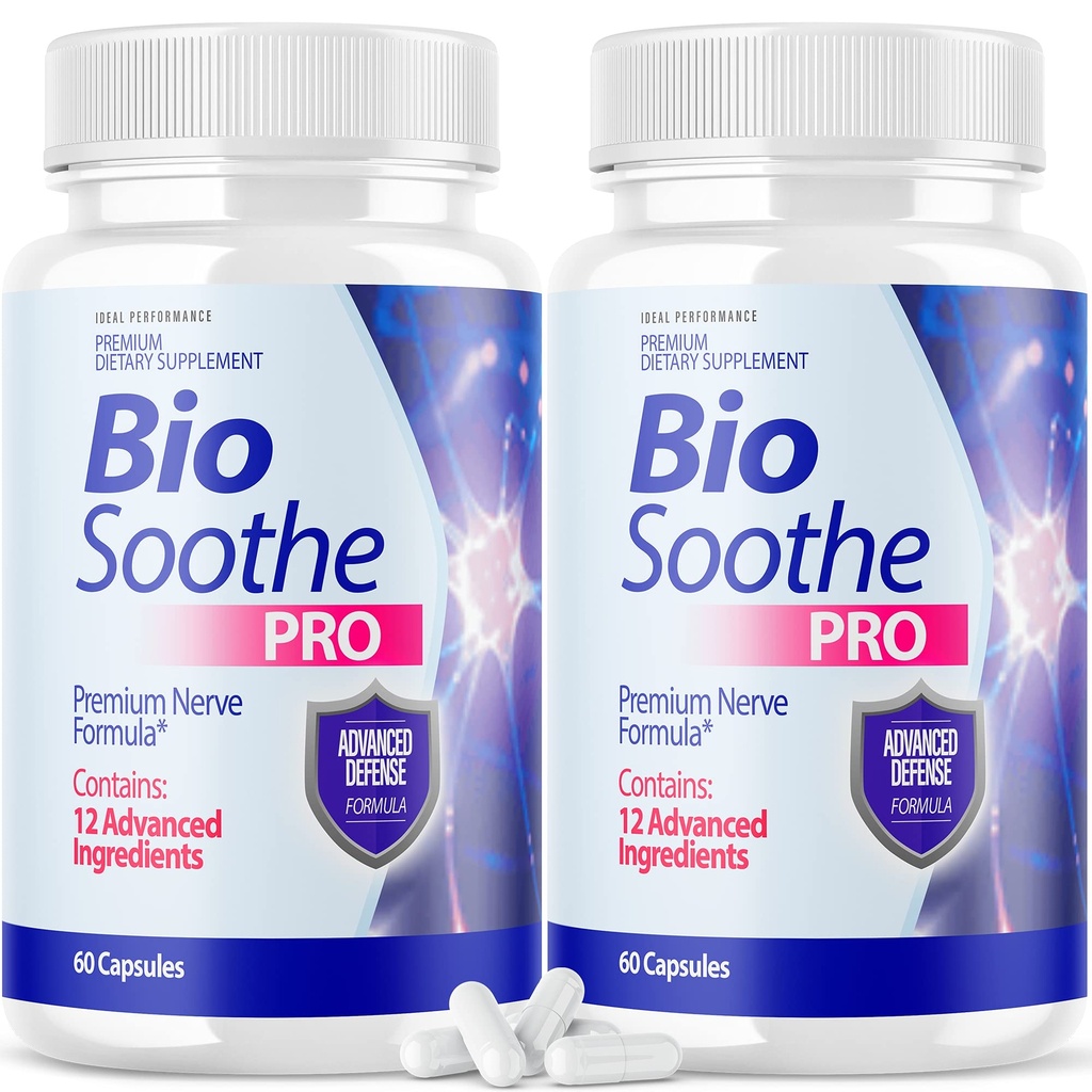 PERFORMANŢA IDEAL (2 ambalaj) Capsule de tratament Biosoothe Pro Neuropatie pentru tratarea durerii nervoase Pastile Bio Soothe Premium Formula Supliment Alpha Fix Neeve (120 capsule)