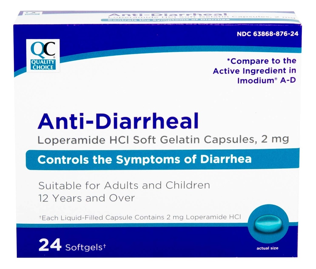 Alegerea de calitate Loperamidă 2mg Anti-Diareal 24 Count Softgel