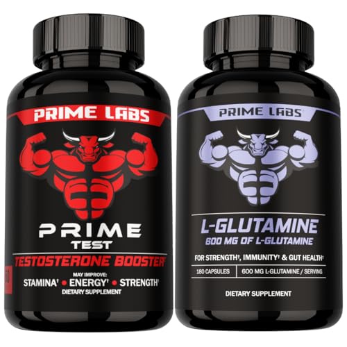 Prime Labs prim test + L Glutamina capsule