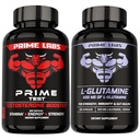 Prime Labs prim test + L Glutamina capsule