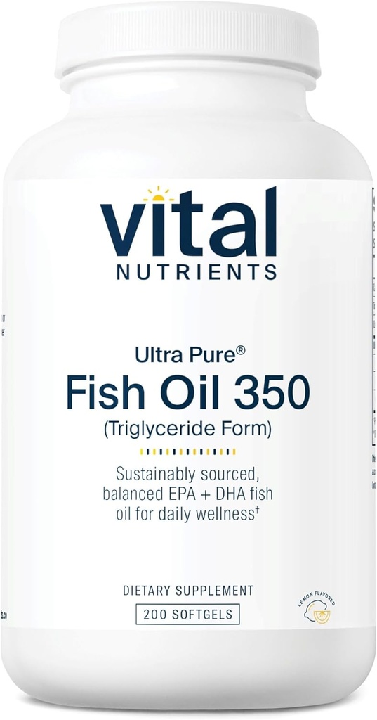 Vital Nutrients Ultra Pure® Ulei de pește 350 
