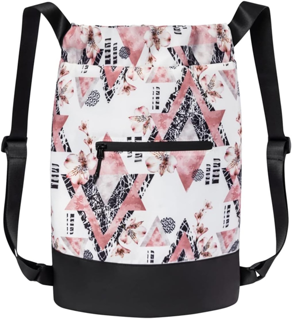 GOMOYO Flex Cinch Drawstring sac de gimnastică pentru femei 