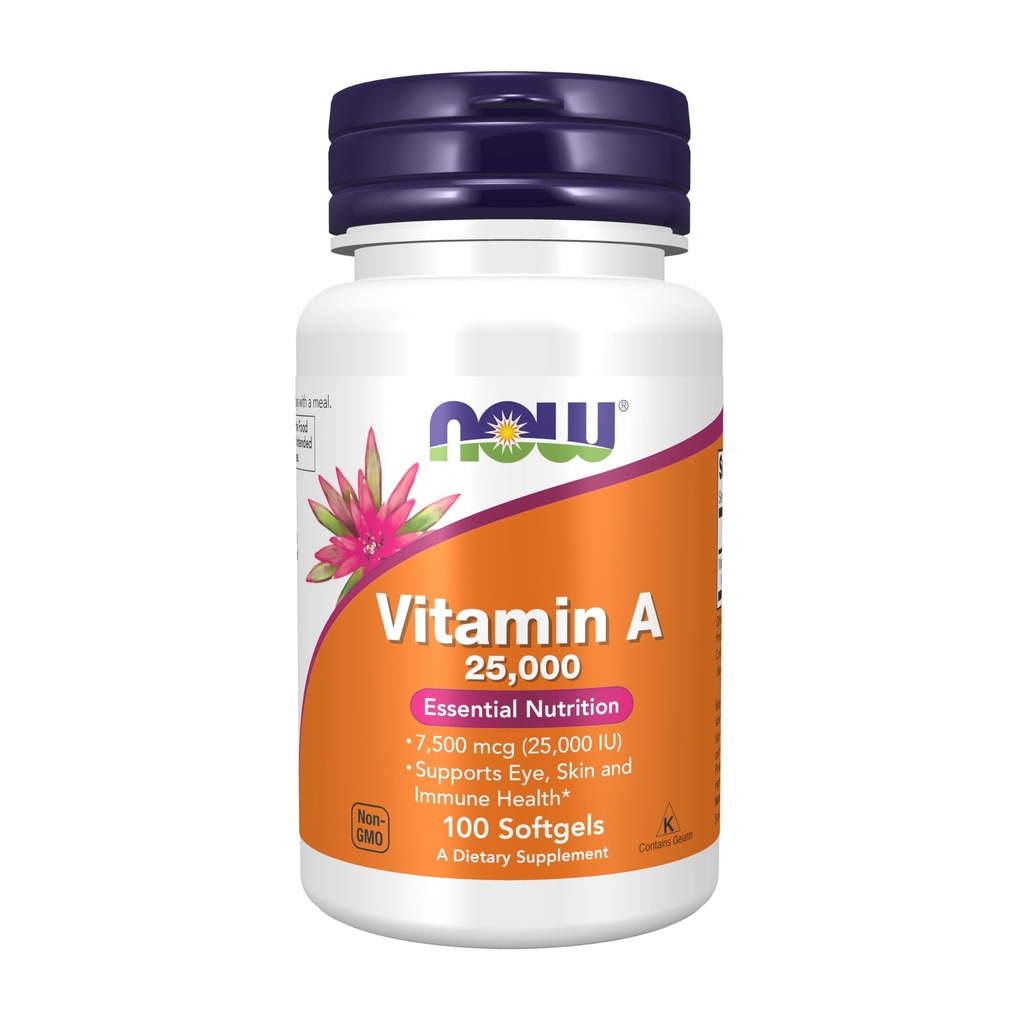 Acum Suplimente, Vitamina A (Oil de ficat de peşte) 25000 UI, Nutriţie esenţială, 100 Softgels