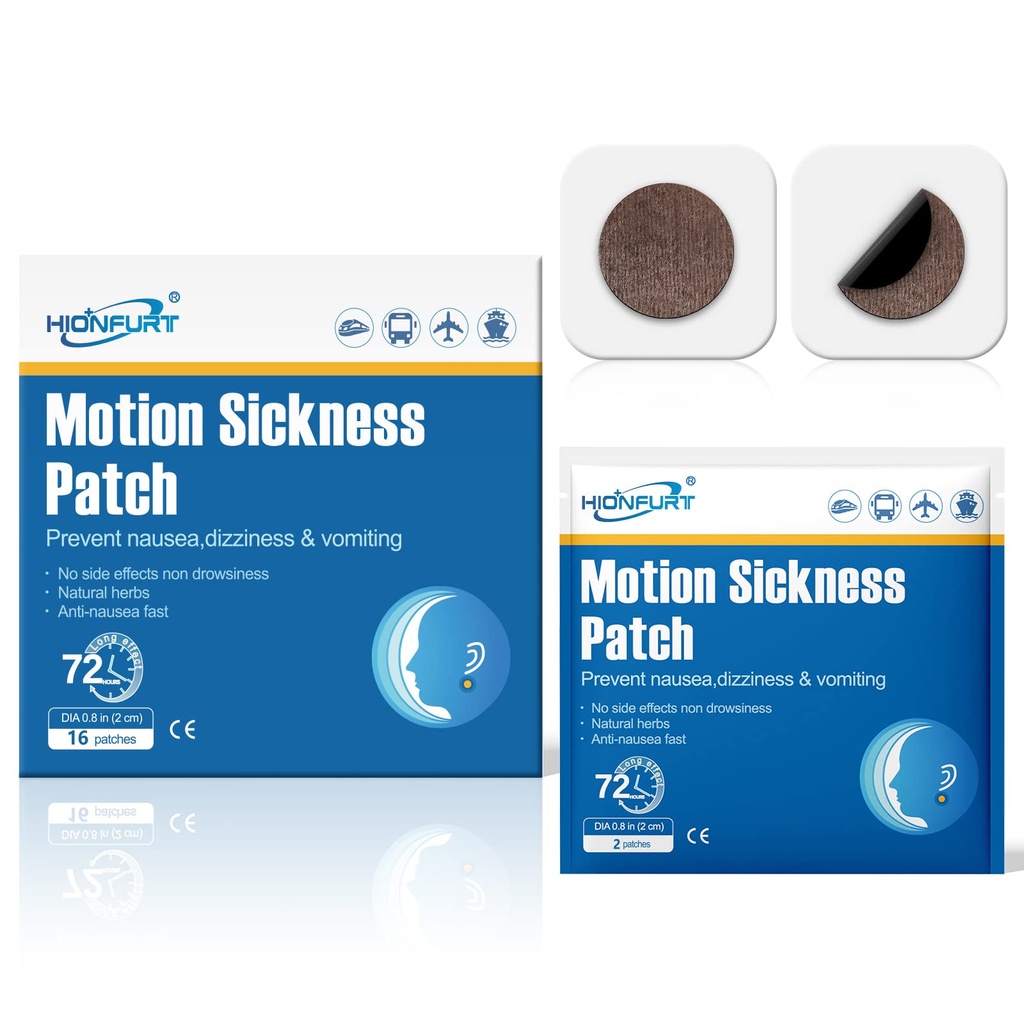 16ct Motion Sickness Patches 