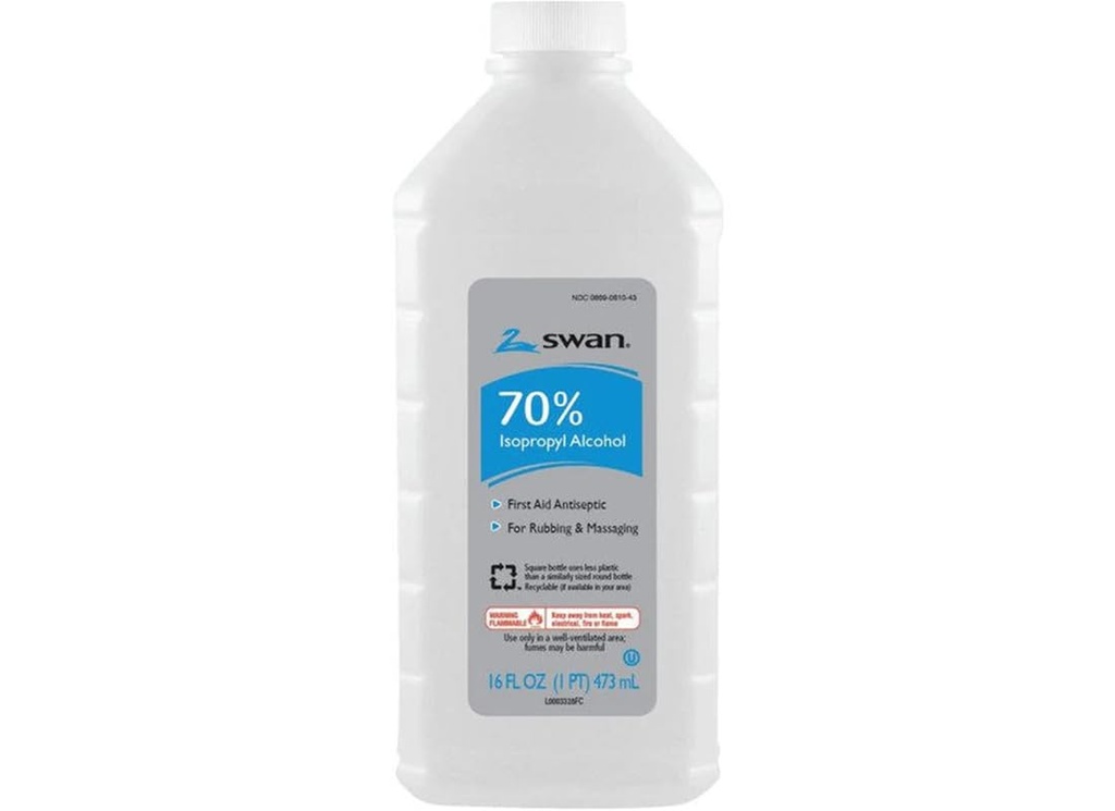 Vi-Jon Swan Isoprophyl Alcool, 70% 16 Fl Oz
