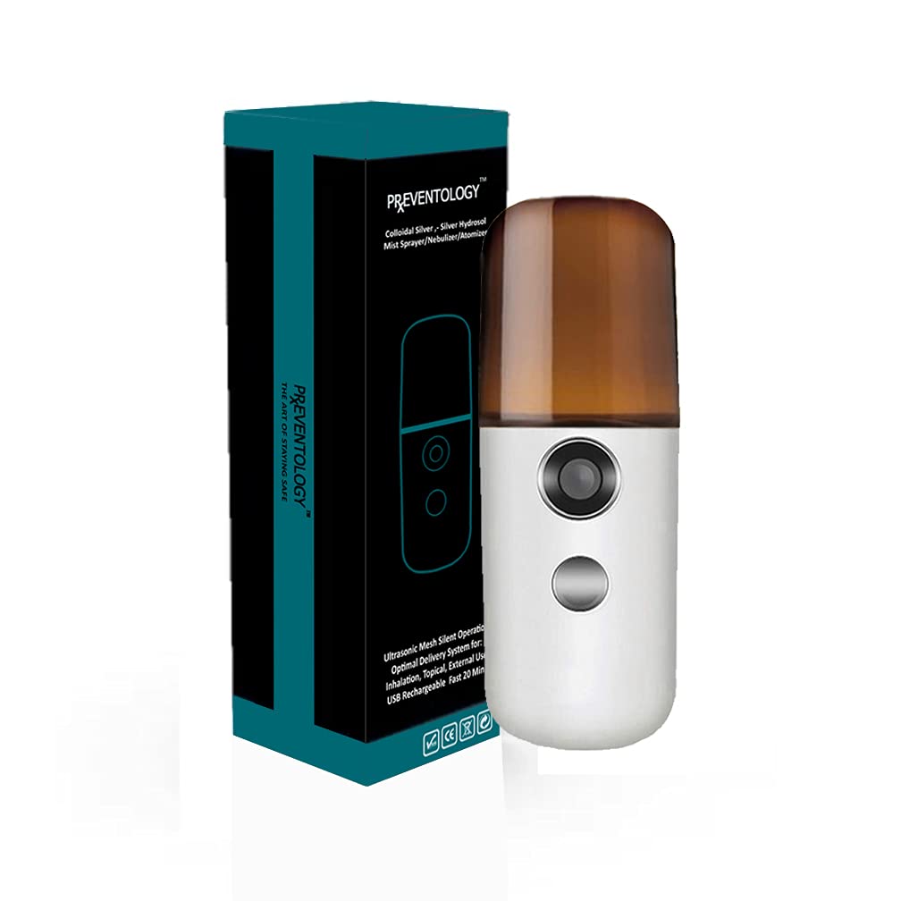 Preventologie Spray mist de argint coloidal - Mesh ultrasonic reîncărcabil - Operație silențioasă