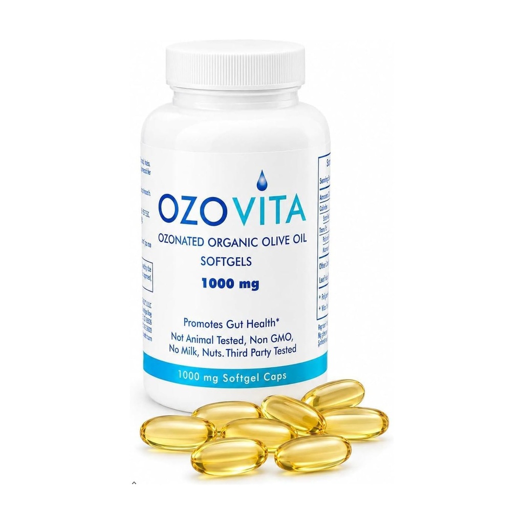 Potenta mare Ozonated Organic Extra Virgin Olive Oil Softgels 1000 mg 