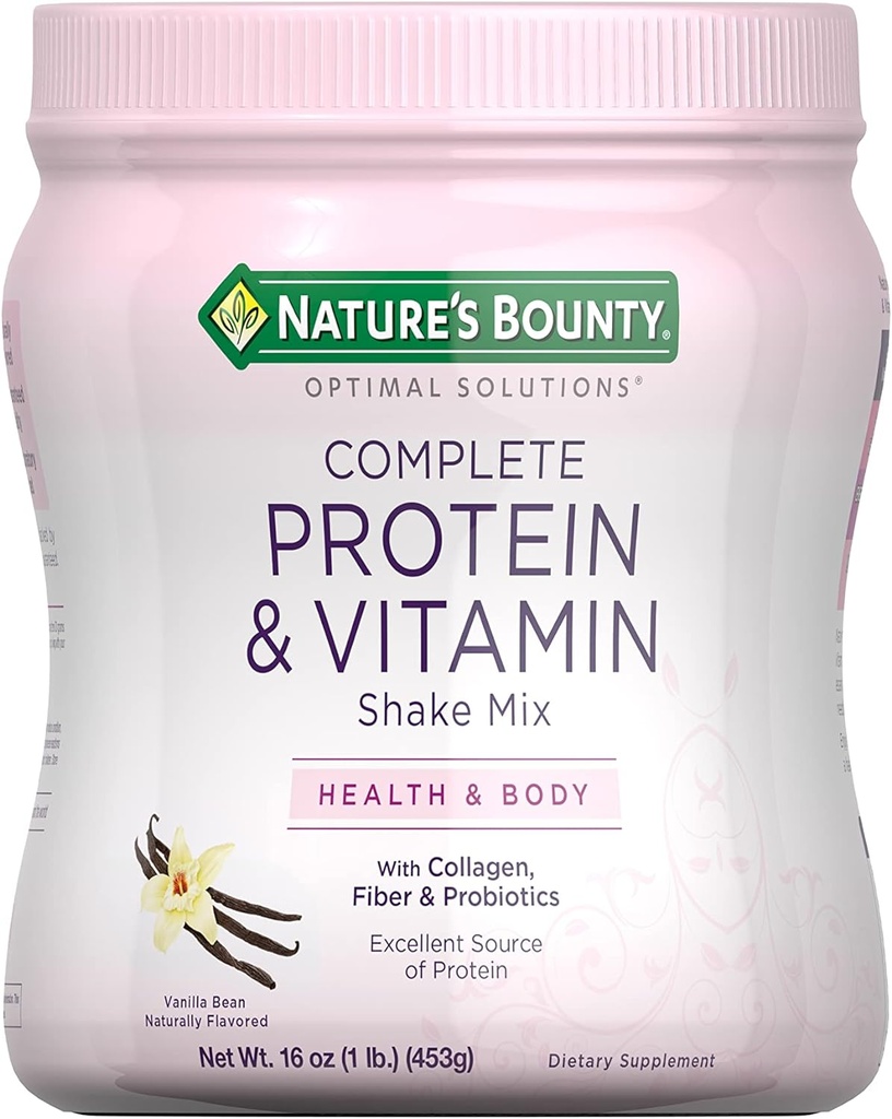 Soluții optime de bounty naturale Pulbere de proteine cu vitamina C