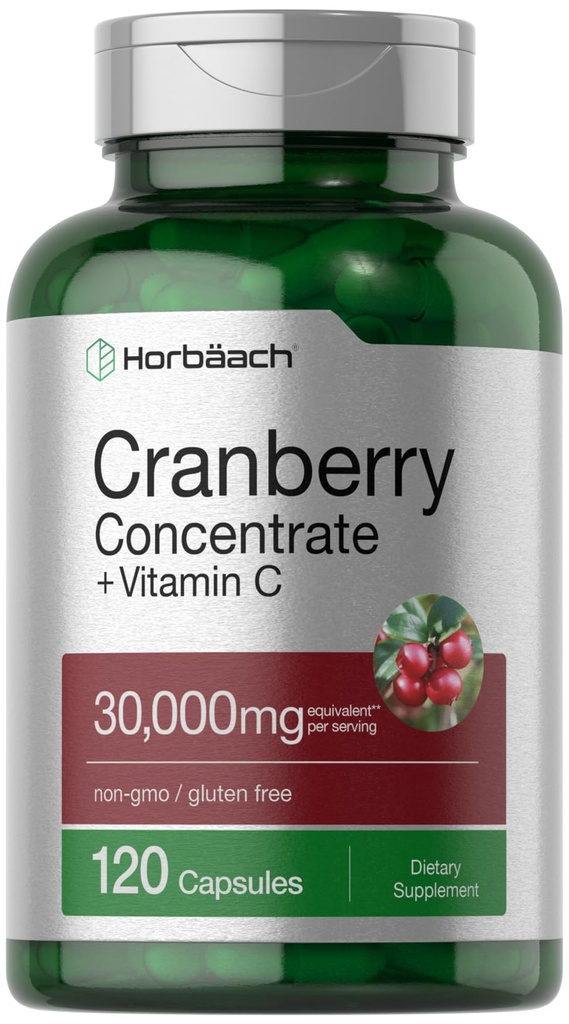 Horbäach Cranberry concentrat Extract pastile + vitamina C 