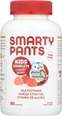 InteligentPants Copii Multivitamine Gummies: Omega 3 Ulei de pește (EPA/DHA), Vitamina D3, C, Vitamina B12, B6, Vitamina A, K & Zinc pentru suport imun, Struguri, Cherry & Berry Flavors, 90 Conte (22 zile de aprovizionare)