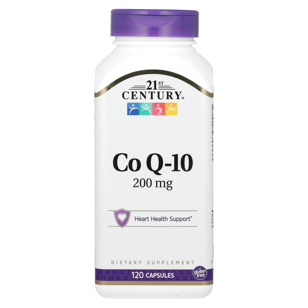 21st Century Co Q10 200 mg capsule, 120 Count (27435)