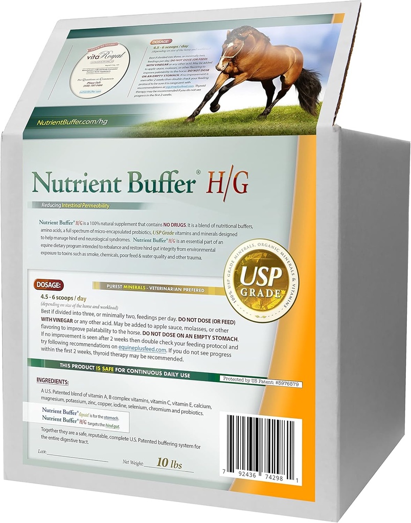 HG - Equine Hind Gut Lower Gastric Digestive Support Formula pentru Cai