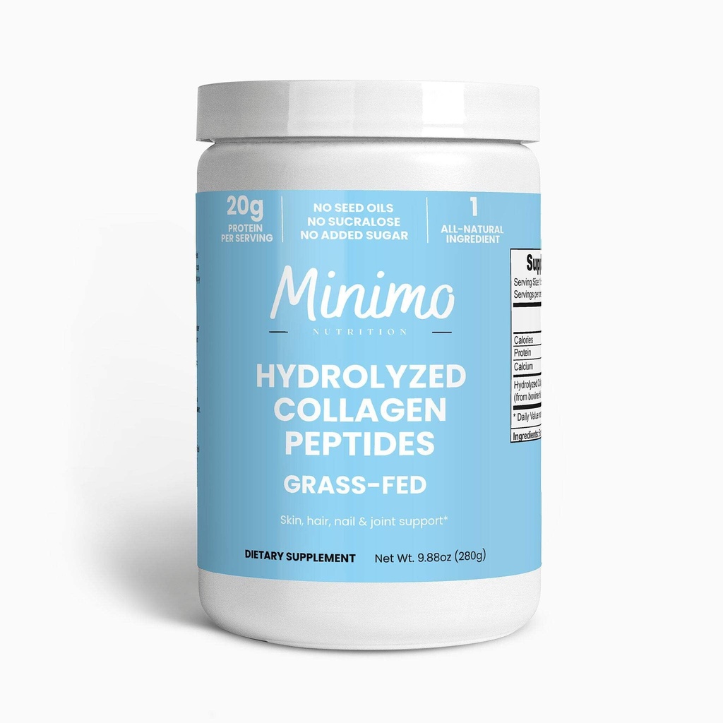Peptide hidrolizate de iarbă, promovează părul, unghiile, pielea, sănătatea osoasă și articulară, fără aromă, 9,9 oz