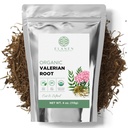 Elan Naturals Organic Valerian Root 4 oz. (113g), USDA Certified Organic Valerian Root Tea Herb, Te De Valeriana Para Dormir, Valarian Officinalis Whole Loose Leaf, Cut & Sifted
