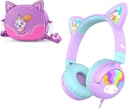 iClever Wired Kids Headphones Cat Ureche Miau Lollipop & Căști Caz Bundles