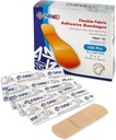 Bandaje flexibile din tesatura - Bandaje adezive Flex Bandaje de degete Tip-Bandages Knuckles și Bandaje de deget pentru îngrijirea degetului și pentru a proteja rănile de infecție - (100 Count Box)