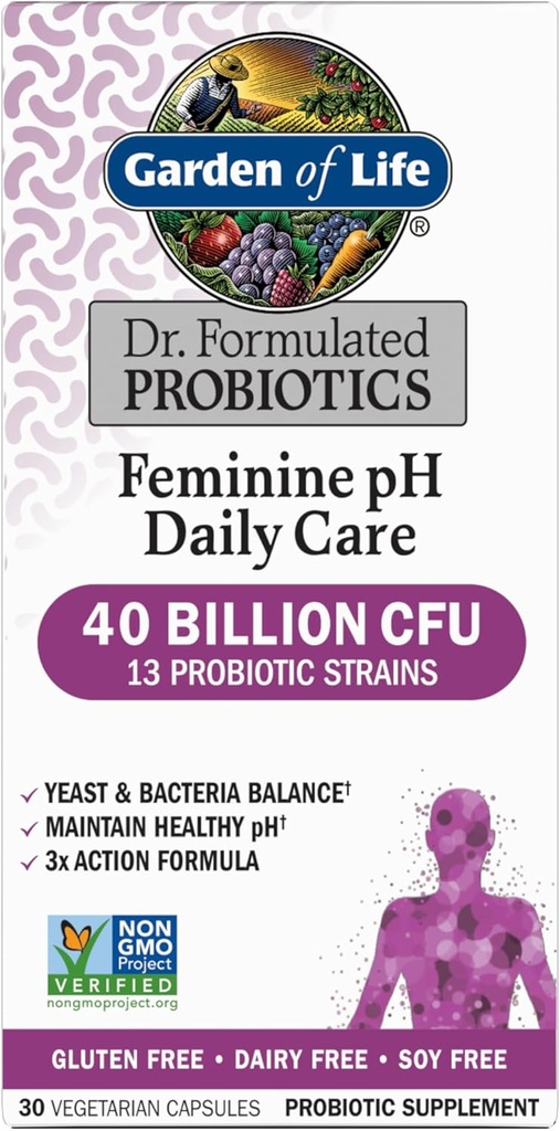 Grădină de viaţă, Femini Ph Daily Care Capsule Probiotice, 30 Conte