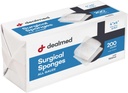 Dealmed 4" x 4" Bureți chirurgicali, 12-Ply, Pad-uri absorbante de țigarete, Îngrijire răni non-sterile pentru Kit de prim ajutor și facilități medicale, 200 Conte (Pachet de 1)