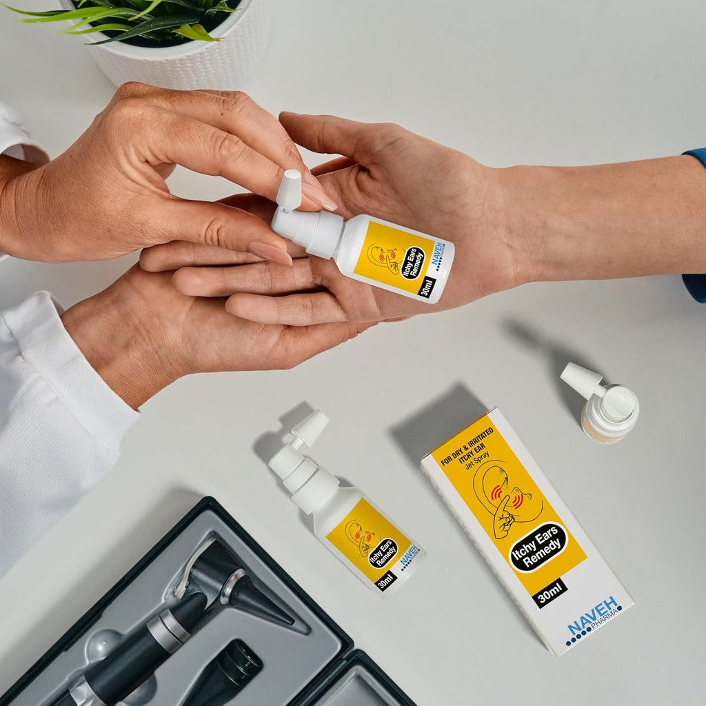 NAVEH PHARMA mâncărime urechi Remedy Curățarea urechii și mâncărime Descuamare 