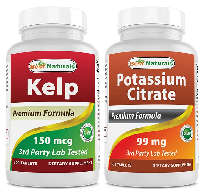 Supliment Kelp 150 Mgg & Citrat de potasiu 99mg