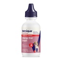 Vetnique Oticbliss Drops medicamentate Cat & Dog Ear Cleaner - Dog Tratamentul infectiei urechii cu 1% Hidrocortizon la Soothe Mâncărime, Roșie, și Umflare - Vet Recomandat