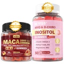NEISS Sugar Free 1Pack Maca Root Umpled Gumies & 2Pack Myo-Inositol & D-Chiro Inositol Gumies