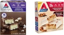 Atkins Chocolate Coconut Bar 16 Count, Vanilla Caramel Protein Meal Bar 5 Conte