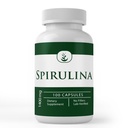 INGREDIENTE ORIGINALE Pure Spirulina (100 capsule) Bogate în Ficocianină, Pure