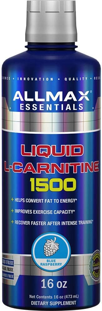 L-Carnitină 1500 + vitamina B5, 16 oz / 473 ml (Zmeură albastră)
