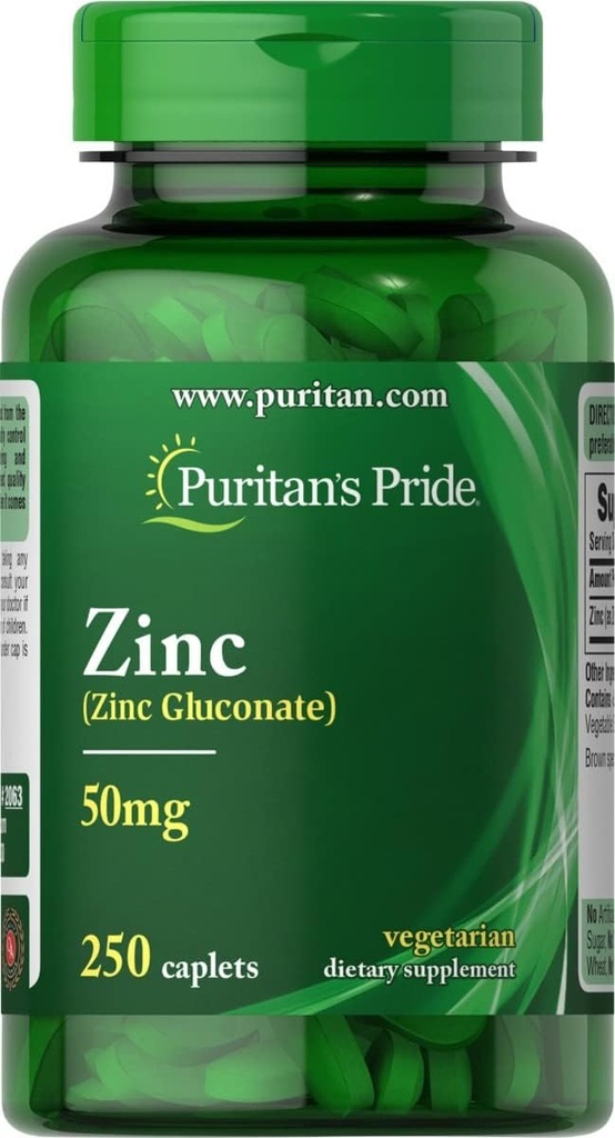 Pride Zinc 50 Mg, 250 Count