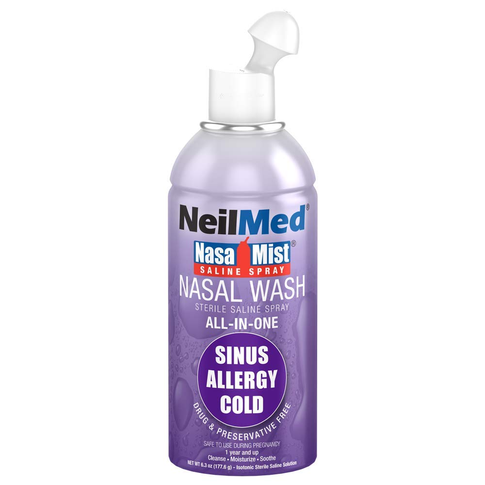 Neilmed NasaMist Toate într-un singur Spray Saline cu scop multiplu, 6.3 Fl Oz