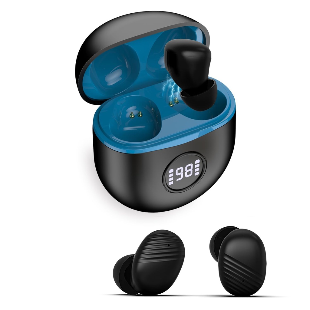 Audiere SIDA,Ajutoare auditive reîncărcabile pentru Seniori cu Anulare Zgomot, Amplificatoare mici în auz Nu Squealing și Charging Case LED Display.